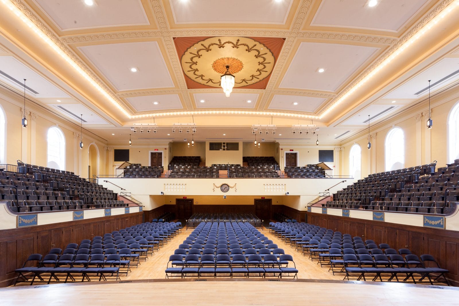 Cary Memorial Hall auditorium and stage